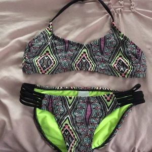 Two piece bathing suit